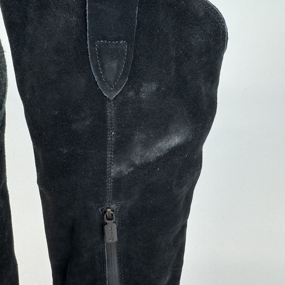 New‎ NWOB Womens Blondo Wylde Black Suede Tall Heeled Waterproof Boots Size 8 M - Picture 9 of 10